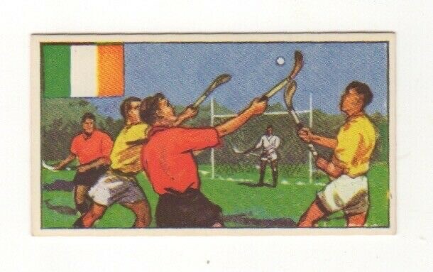 Hurling 1962 sports trade card. Dickson Orde. Ireland