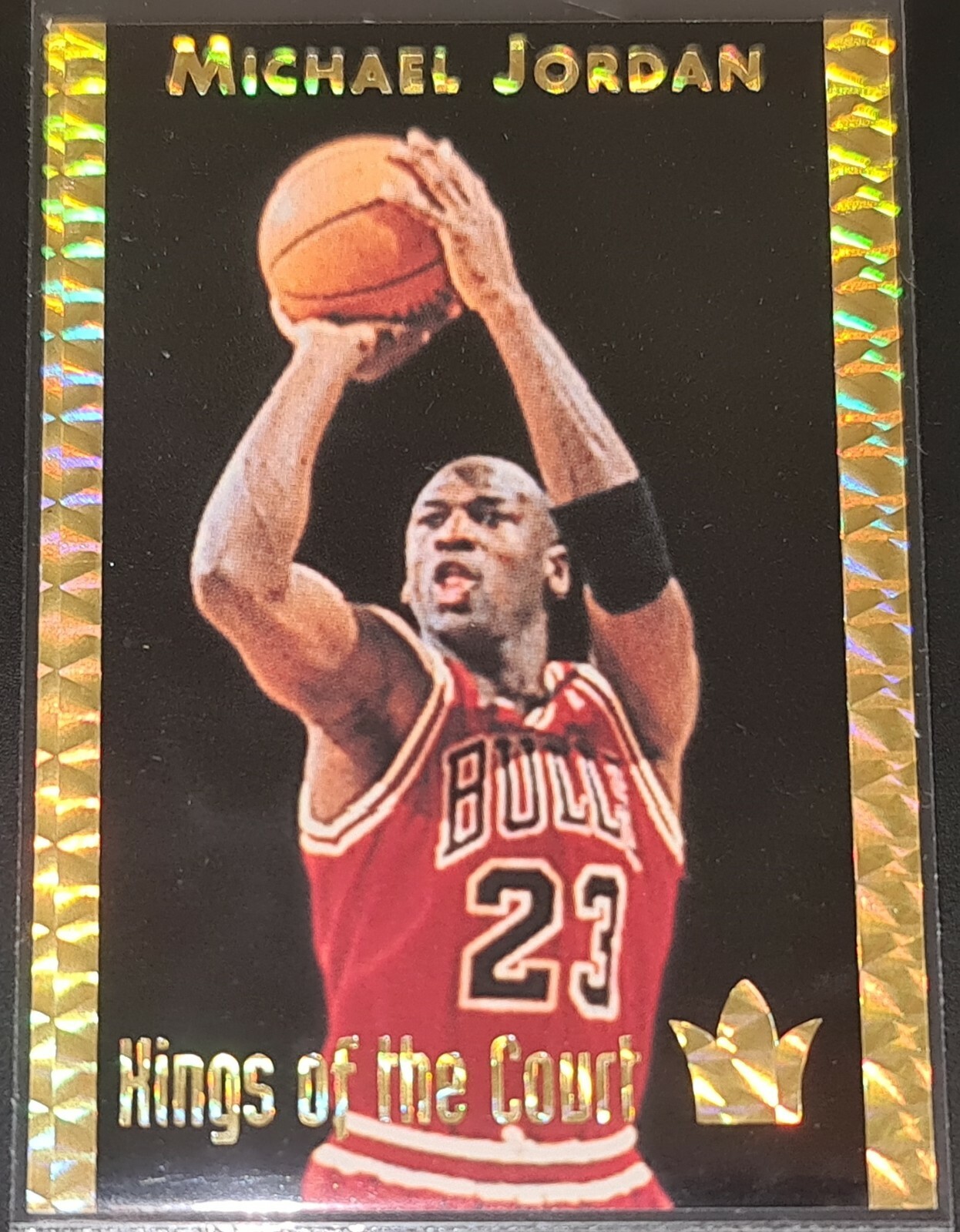 Michael Jordan 1995 KINGS OF THE COURT Limited Sports Promo Card (1 of 5000) Michael Jordan 1995 KINGS OF THE COURT Limited Sports Promo Card (1 of 5000)