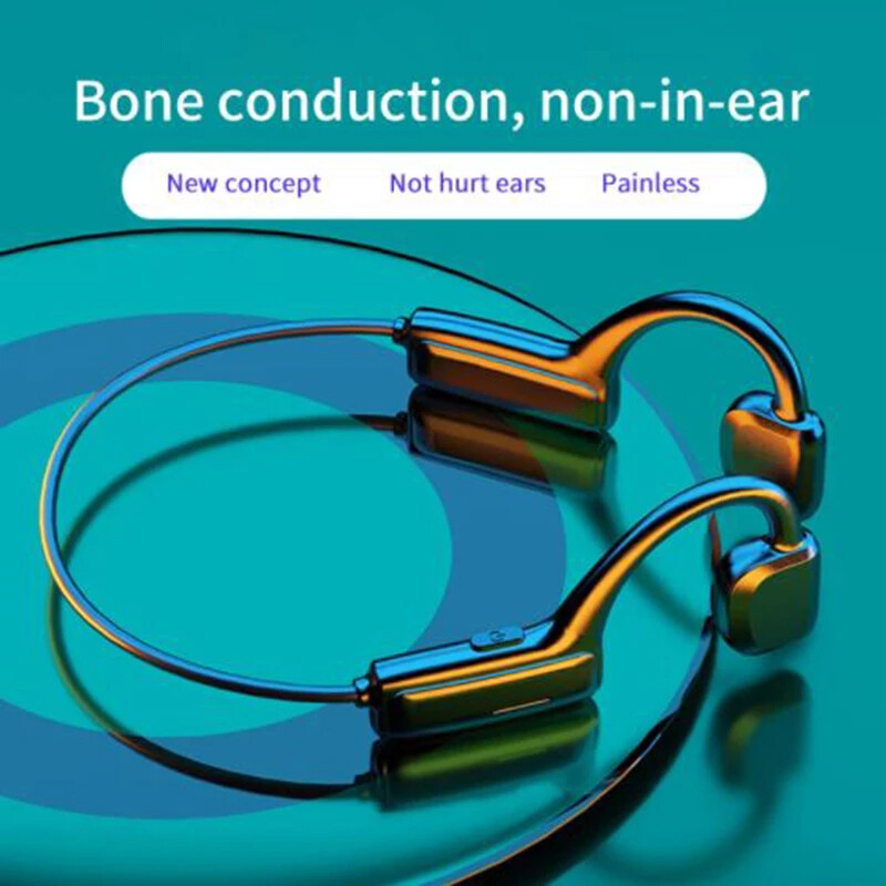 Open-Ear Running Bone Conduction Wireless Headphones Bluetooth 5.0 Earphones US Open-Ear Running Bone Conduction Wireless Headphones Bluetooth 5.0 Earphones US