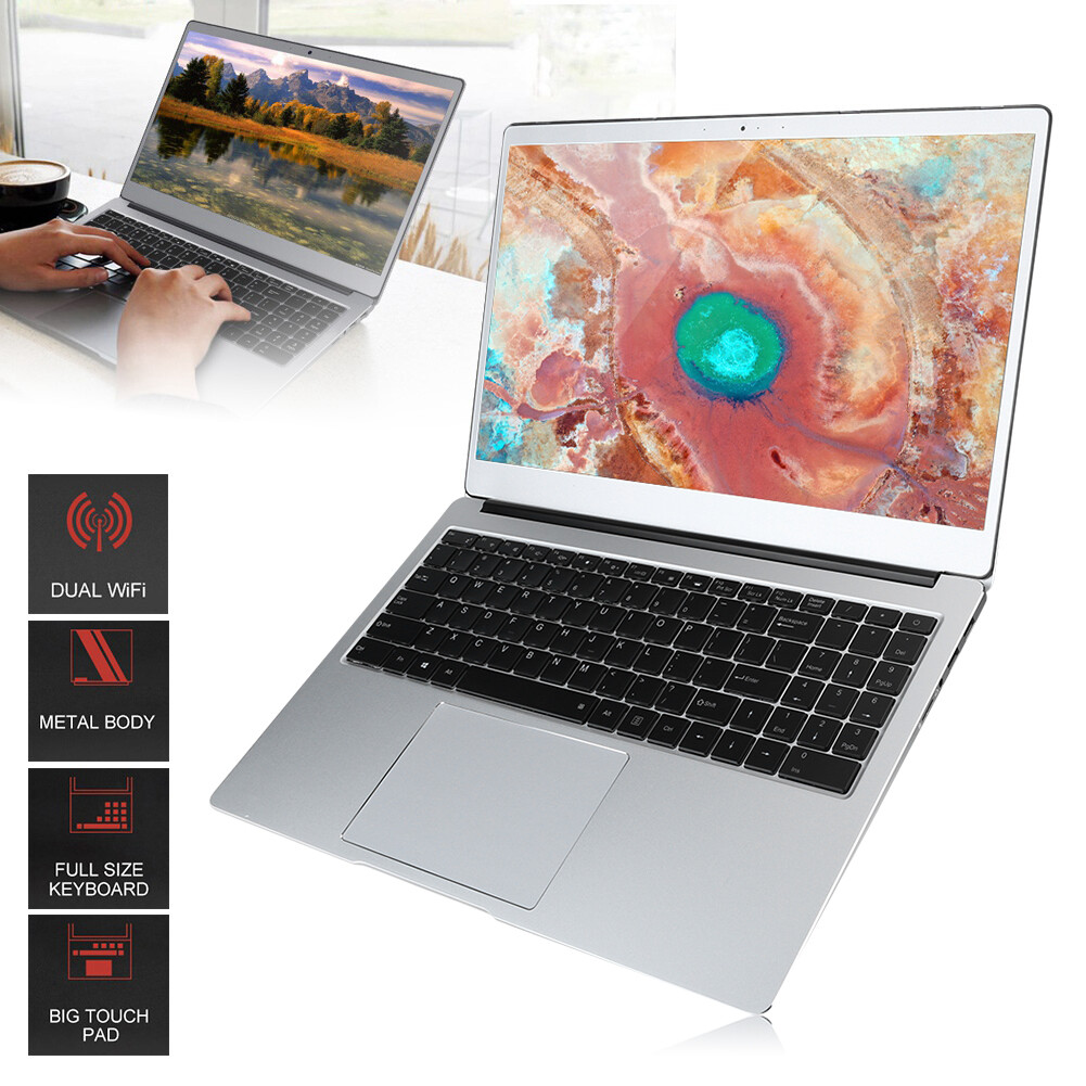 15.6in Notebook PC Laptop ram 8gb/ssd 512GB Silver Support for Windows 10 Intel 15.6in Notebook PC Laptop ram 8gb/ssd 512GB Silver Support for Windows 10 Intel