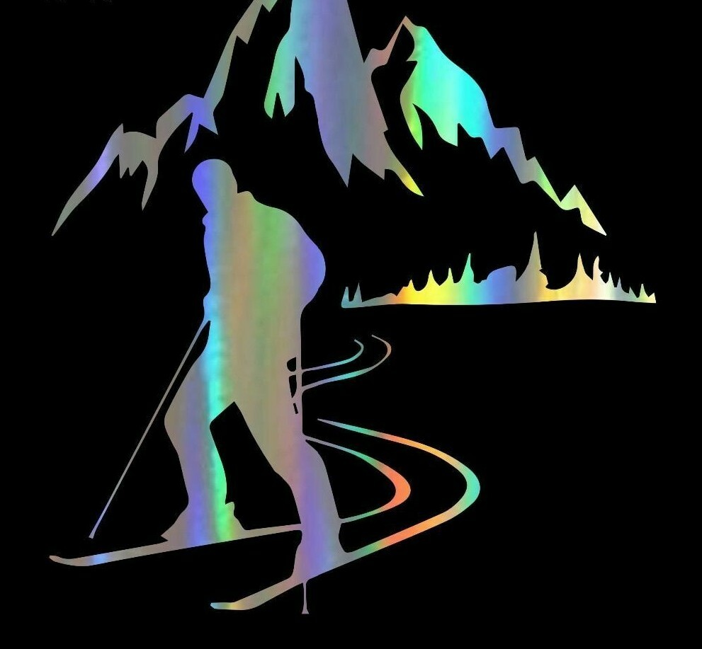 Sports Mountain Snow Cars Bumpers Window Vinyl Stickers Decoration Door And Body