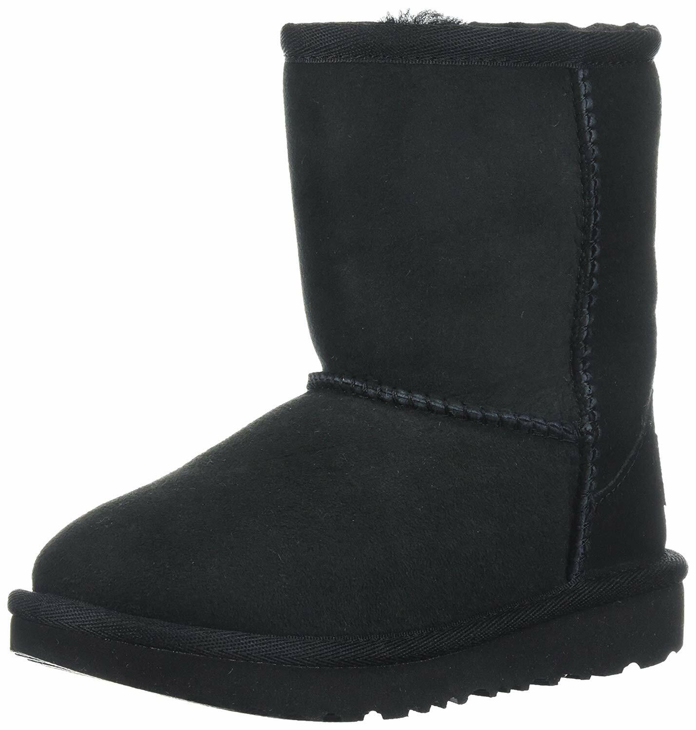 UGG Kids K Classic II Fashion Boot, Black, Size 5.0 ISBH UGG Kids K Classic II Fashion Boot, Black, Size 5.0 ISBH