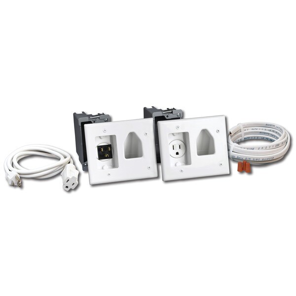 DATACOMM ELECTRONICS 50-3323-WH-KIT DataComm Electronics Recessed Pro-Power Kit