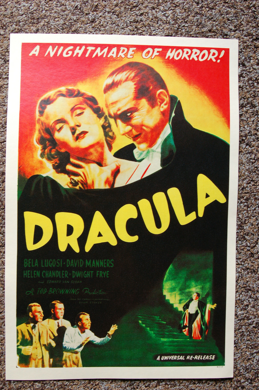 Dracula Movie Poster Lobby Card #3 Bella Lugosi Dracula Movie Poster Lobby Card #3 Bella Lugosi