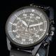 Citizen Men’S Watches 44Mm Black Leather White Stitch Citizen Men’S Watches 44Mm Black Leather White Stitch