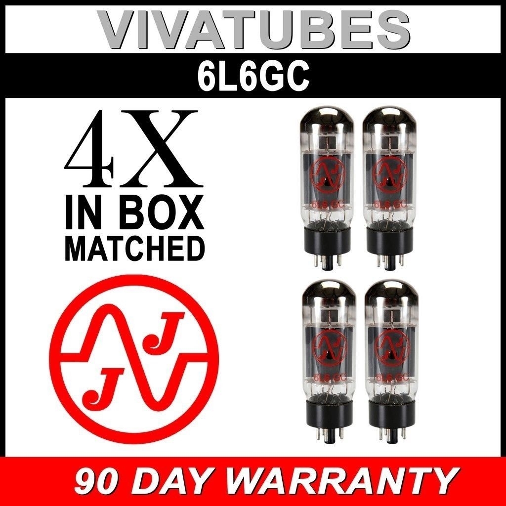 New Plate Current Matched Quad (4) JJ / Tesla Electronics 6L6GC Vacuum Tubes New Plate Current Matched Quad (4) JJ / Tesla Electronics 6L6GC Vacuum Tubes