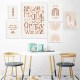 Boho Unicorn Cartoon Art Canvas Painting Sun Car Rainbow Poster Kids Room Decor Boho Unicorn Cartoon Art Canvas Painting Sun Car Rainbow Poster Kids Room Decor