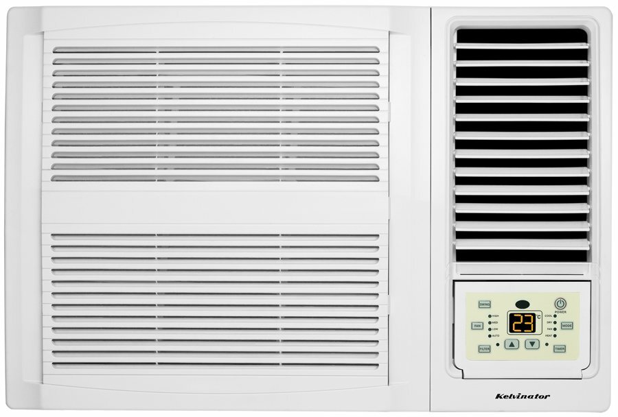 Kelvinator 2.2kW Window Box Reverse Cycle Air Conditioner Model KWH20HRE Kelvinator 2.2kW Window Box Reverse Cycle Air Conditioner Model KWH20HRE