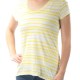 STYLE & COMPANY Womens New 6178 Yellow Striped Sheer Top M Petites B+B STYLE & COMPANY Womens New 6178 Yellow Striped Sheer Top M Petites B+B
