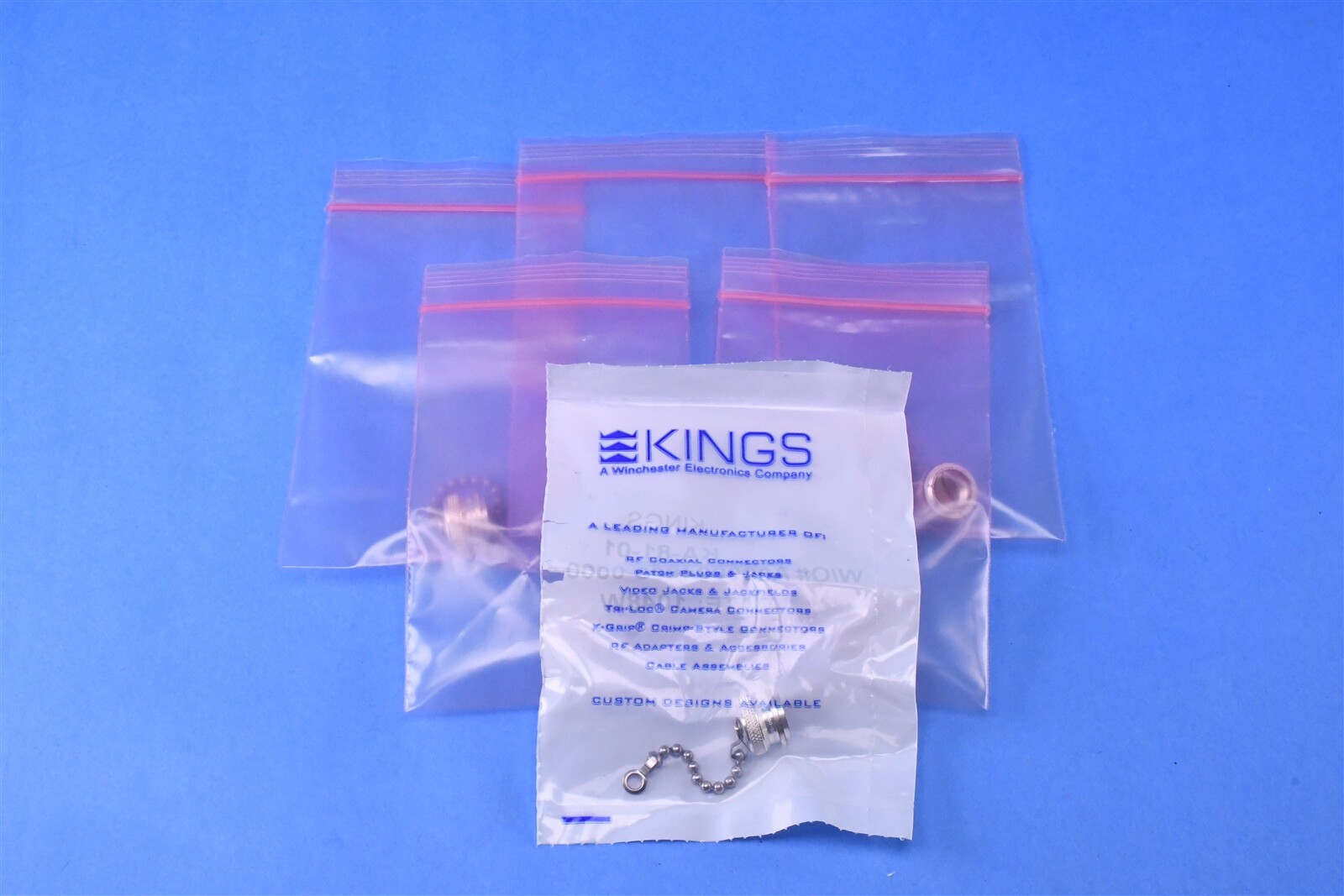 6 Kings Electronics TNC Connector Cap & Chain KA-81-01
