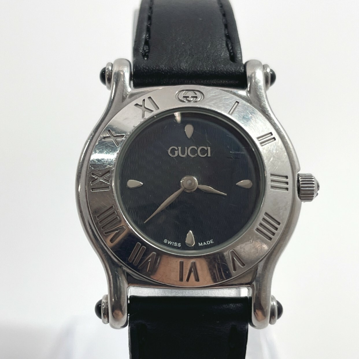 GUCCI Watches 6500L Quartz vintage Stainless Steel/leather black Women blackDial GUCCI Watches 6500L Quartz vintage Stainless Steel/leather black Women blackDial