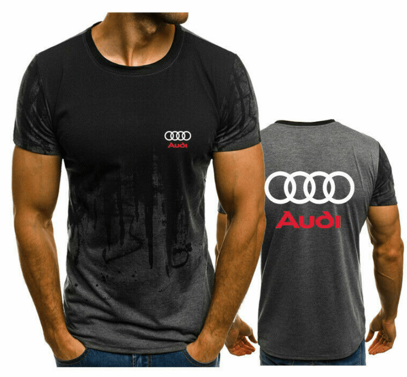2021 Hot! New Fashion Audi Print Men Short Sleeve T-Shirt Casual Tops Tee Shirts 2021 Hot! New Fashion Audi Print Men Short Sleeve T-Shirt Casual Tops Tee Shirts