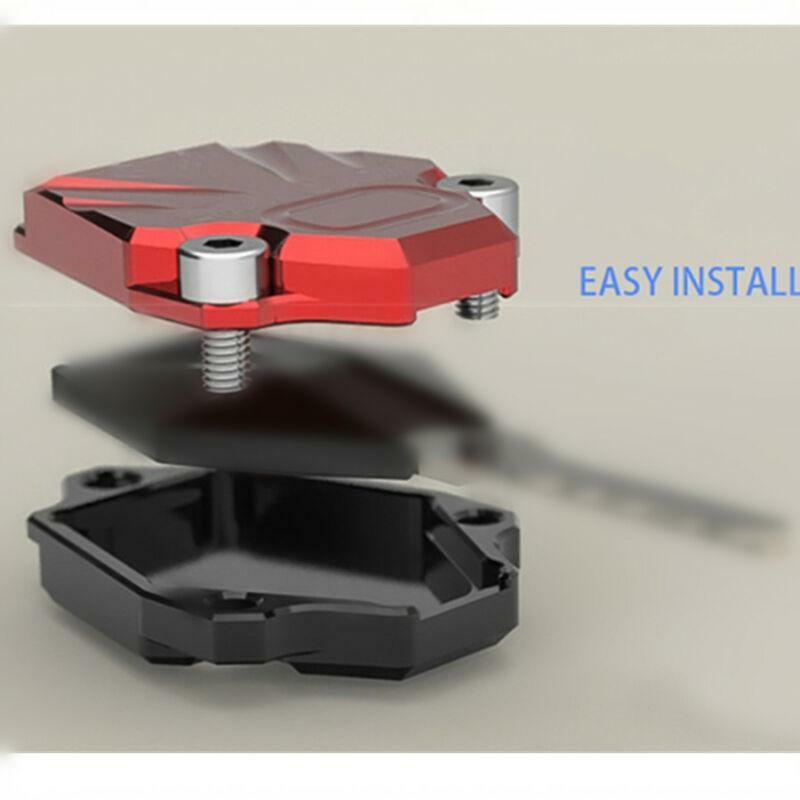 Universal CNC Motorcycle Blade Key Cover Decor Shell Case Black+Red Accessories Universal CNC Motorcycle Blade Key Cover Decor Shell Case Black+Red Accessories