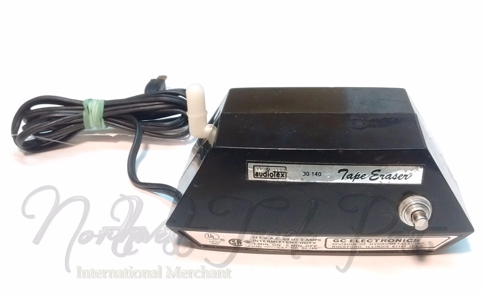 Audiotex 30-140 Tape Eraser GC Electronics (Untested As-Is for Parts/Repair) Audiotex 30-140 Tape Eraser GC Electronics (Untested As-Is for Parts/Repair)