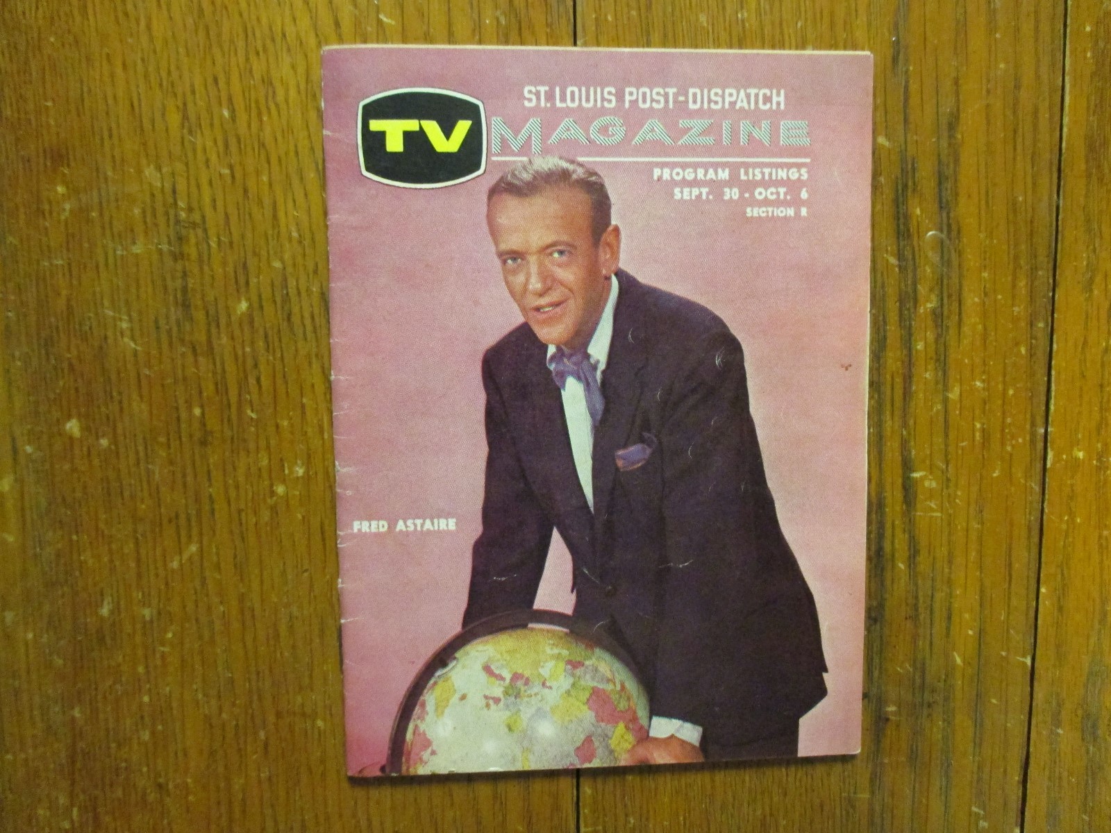 Sept-1962 St. Louis Post-Dispatch TV Mag(FRED ASTAIRE/RICHARD BOONE/STONEY BURKE Sept-1962 St. Louis Post-Dispatch TV Mag(FRED ASTAIRE/RICHARD BOONE/STONEY BURKE