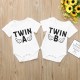 Newborn Infant Baby Kids Boys Girls Short Sleeve Bodysuit Twins Romper Jumpsuit Newborn Infant Baby Kids Boys Girls Short Sleeve Bodysuit Twins Romper Jumpsuit