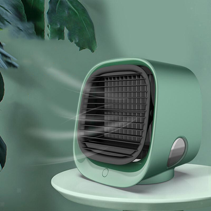Personal Portable Air Cooler Bedroom Desk Air Conditioner Humidifier Green Personal Portable Air Cooler Bedroom Desk Air Conditioner Humidifier Green