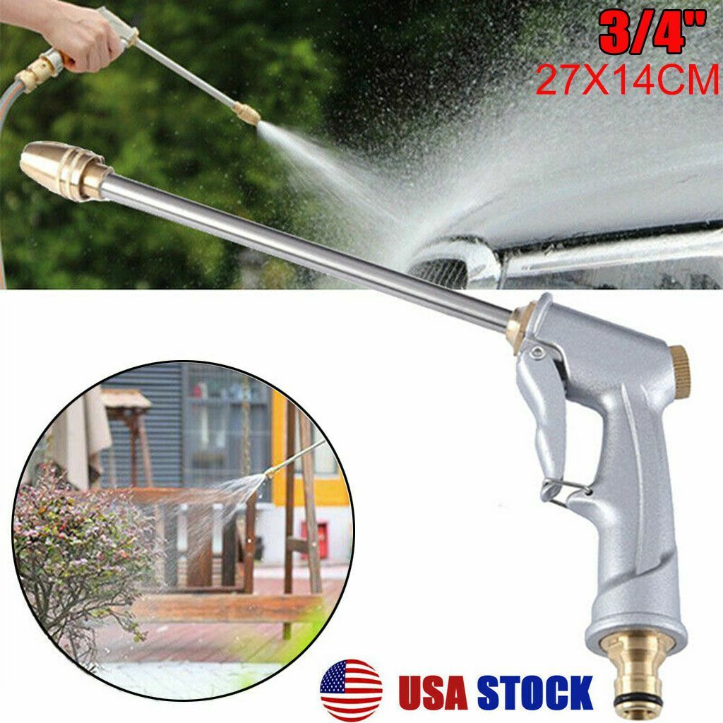 Garden Spray Water Gun Hose Long Nozzle High Pressure Adjustable Car Wash Washer Garden Spray Water Gun Hose Long Nozzle High Pressure Adjustable Car Wash Washer