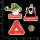 Supreme Logo Stickers Kermit Bear Recycle Laptop Skateboard Phone Decal Lot Of 3 Supreme Logo Stickers Kermit Bear Recycle Laptop Skateboard Phone Decal Lot Of 3