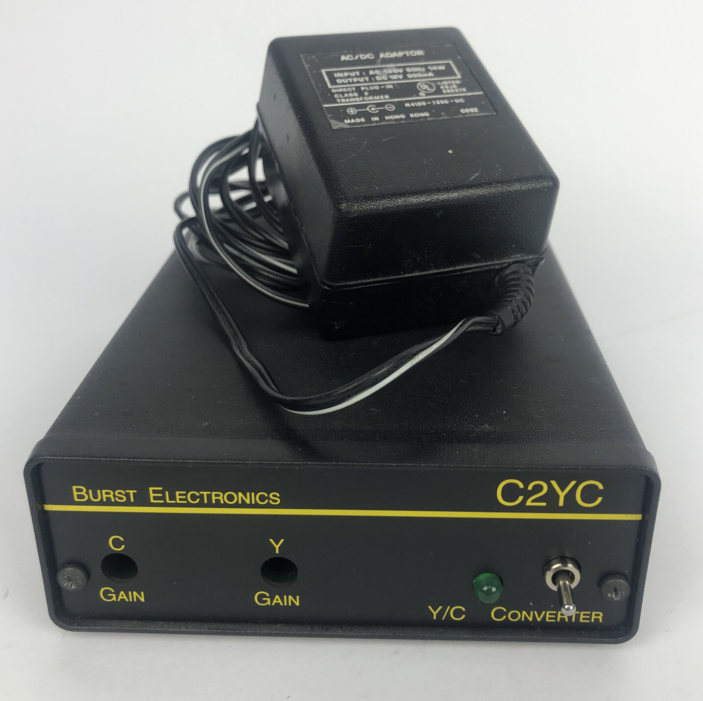Burst Electronics C2YC Composite to S-video (Y/C) Converter * USA Made