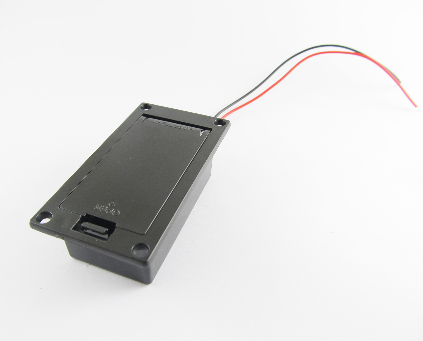 5x 9V Battery Case Holder Cover Box Active Guitar Bass Pickup Electronics Black 5x 9V Battery Case Holder Cover Box Active Guitar Bass Pickup Electronics Black