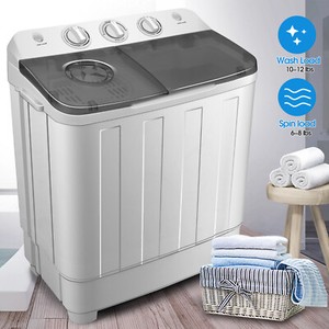 17lbs Portable Mini Twin Tub Compact Washing Machine Washer Spin Dryer W/ Hose 17lbs Portable Mini Twin Tub Compact Washing Machine Washer Spin Dryer W/ Hose