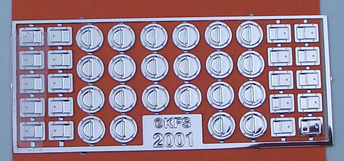Kit Form Services SQUARE AND ROUND SLAM LOCKS 1/24 Kit Form Services SQUARE AND ROUND SLAM LOCKS 1/24