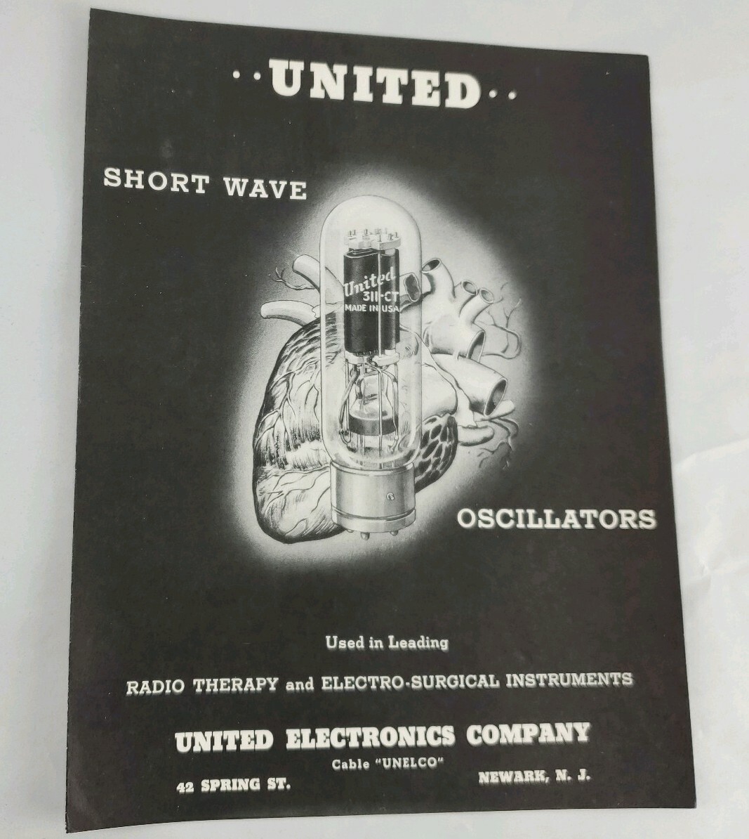 United Electronics Company Short Wave Oscillators 6 pager Brochure Original United Electronics Company Short Wave Oscillators 6 pager Brochure Original
