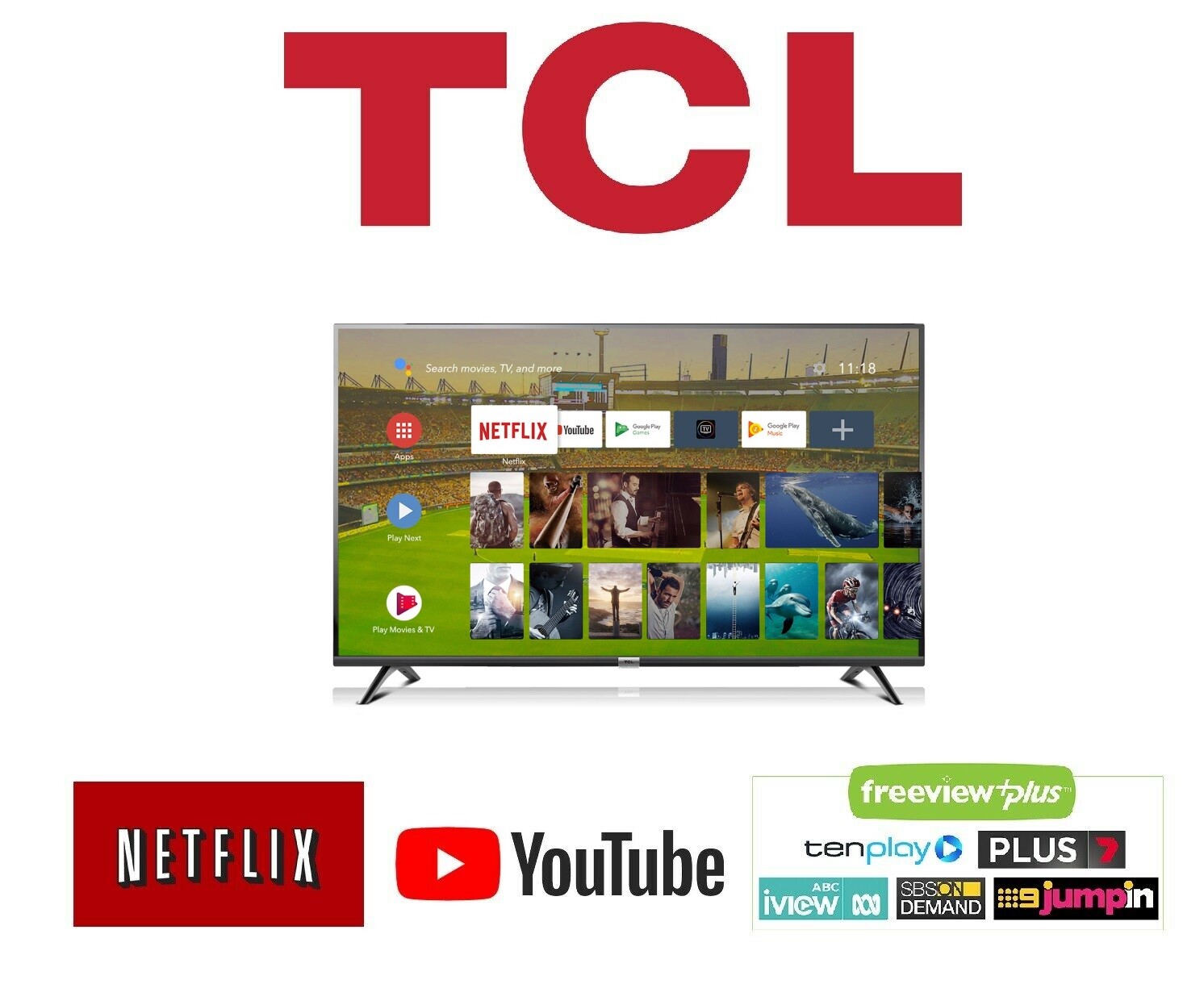TCL 32″ 32 inches Series S 6500 Series HD LED Smart TV YouTube Netfix 32S6500S TCL 32″ 32 inches Series S 6500 Series HD LED Smart TV YouTube Netfix 32S6500S