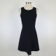 Madewell Fit & Flare Dress Womens 0 Navy Blue Adore Sleeveless Stretch Crew Madewell Fit & Flare Dress Womens 0 Navy Blue Adore Sleeveless Stretch Crew