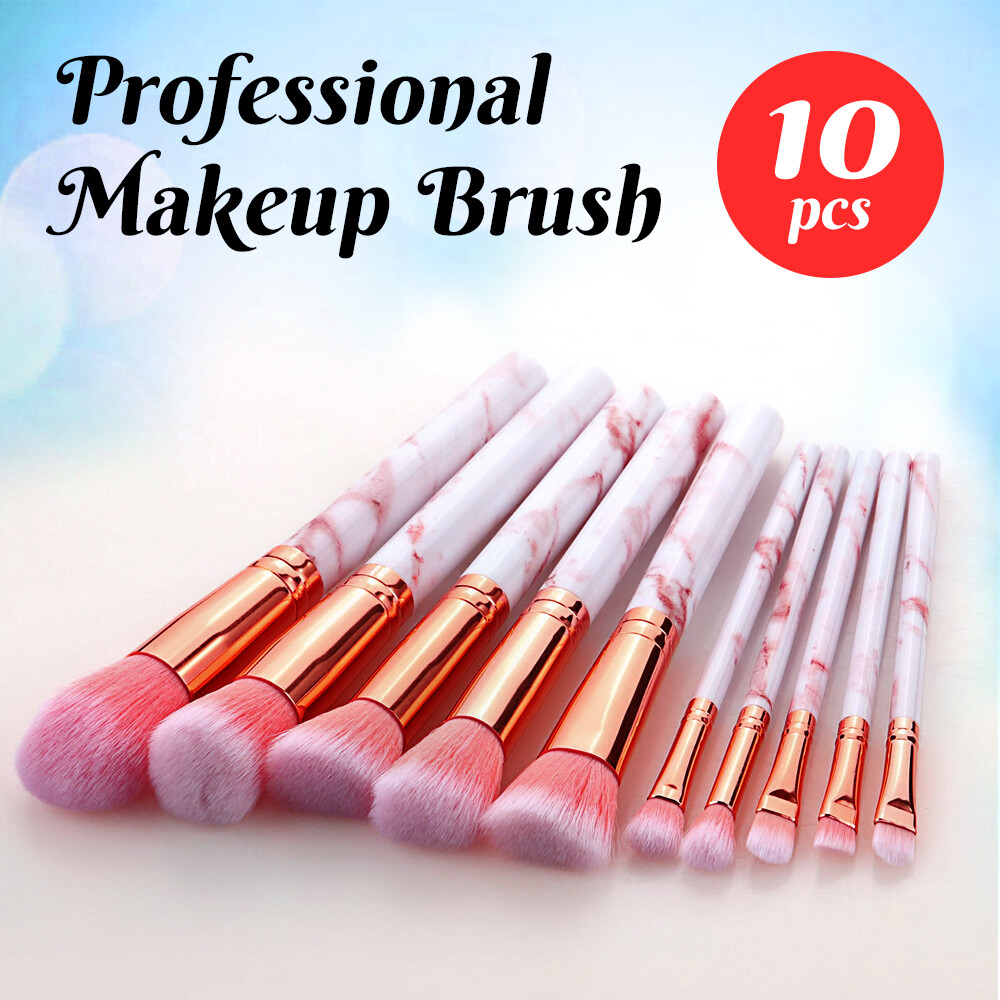 Professional Makeup Brush Set Foundation Blusher Cosmetic Make-up Brushes 10pcs Professional Makeup Brush Set Foundation Blusher Cosmetic Make-up Brushes 10pcs