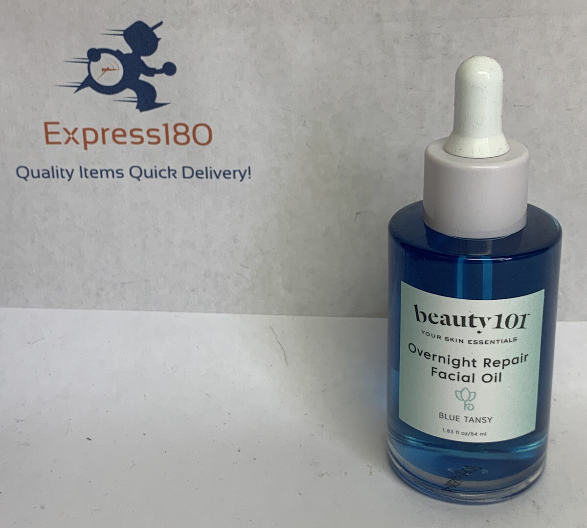 (LY) New Beauty 101 Blue Tansy Your Skin 1.83 Fl oz Overnight Repair Facial Oil