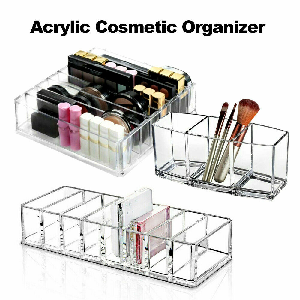 Clear Cosmetic Organizer Acrylic Makeup Drawers Jewelry Holder Case Box Storage Clear Cosmetic Organizer Acrylic Makeup Drawers Jewelry Holder Case Box Storage