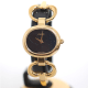 GUCCI 1600 black Dial Gold Plated Quartz Ladies Watch GUCCI 1600 black Dial Gold Plated Quartz Ladies Watch