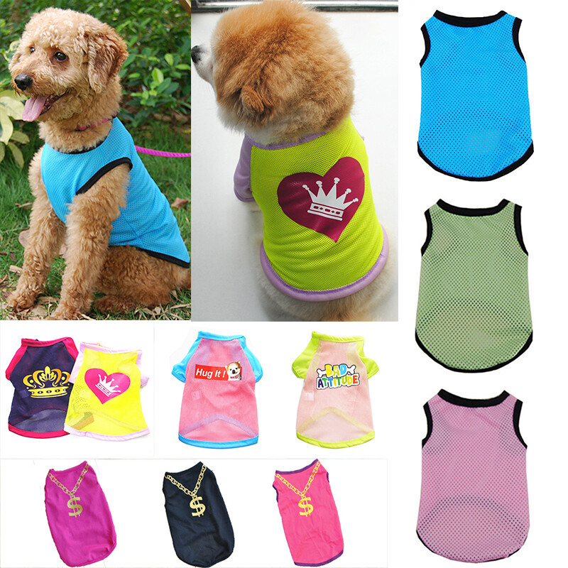 Pet Clothes Small Dog Cat Puppy Mesh Vest T Shirt Summer Breathable Apparel # Pet Clothes Small Dog Cat Puppy Mesh Vest T Shirt Summer Breathable Apparel #