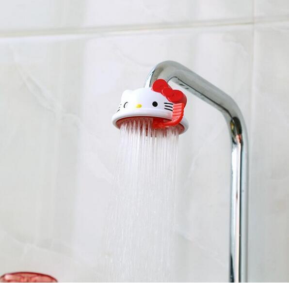 1x Hello Kitty Faucet Spout Sprayer Kitchen Bathroom Shower Head Water Discharge 1x Hello Kitty Faucet Spout Sprayer Kitchen Bathroom Shower Head Water Discharge