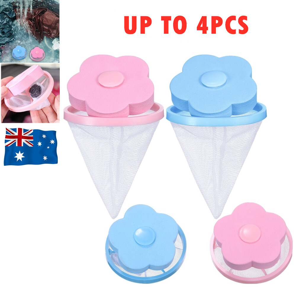 Washing Machine Filter Bag Floating Lint Hair Catcher Mesh Pouch Laundry Tool AU Washing Machine Filter Bag Floating Lint Hair Catcher Mesh Pouch Laundry Tool AU