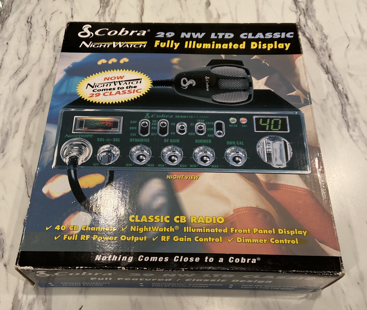 Cobra Electronics 29 NW Night Watch Backlit Professional CB Radio Cobra Electronics 29 NW Night Watch Backlit Professional CB Radio