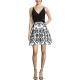 Xscape Womens Ity B/W Sleeveless Mini Cocktail Party Dress 10 5691 Xscape Womens Ity B/W Sleeveless Mini Cocktail Party Dress 10 5691