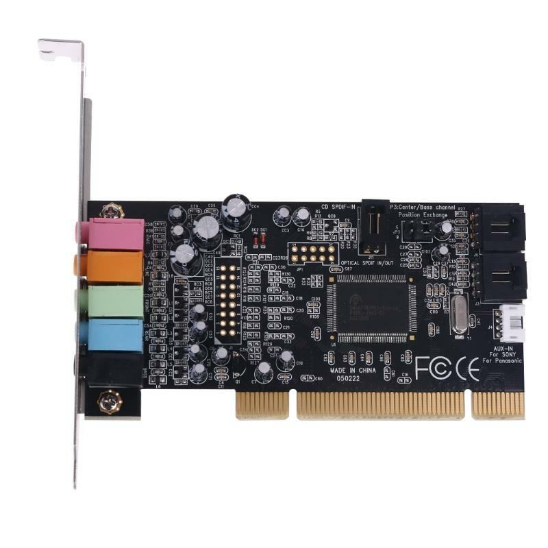 Classic PCI Sound Card 5.1CH CMI8738 Chipset Audios Digital Desktop Pci Express