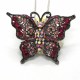 Hot Rose Bling Cute Butterfly AB Crystal Jewelry Fashion Pendant Women Necklace Hot Rose Bling Cute Butterfly AB Crystal Jewelry Fashion Pendant Women Necklace