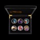 6 Pcs Star Trek Fans Collect Non-currency Coin Office Accessories Art Ornament 6 Pcs Star Trek Fans Collect Non-currency Coin Office Accessories Art Ornament
