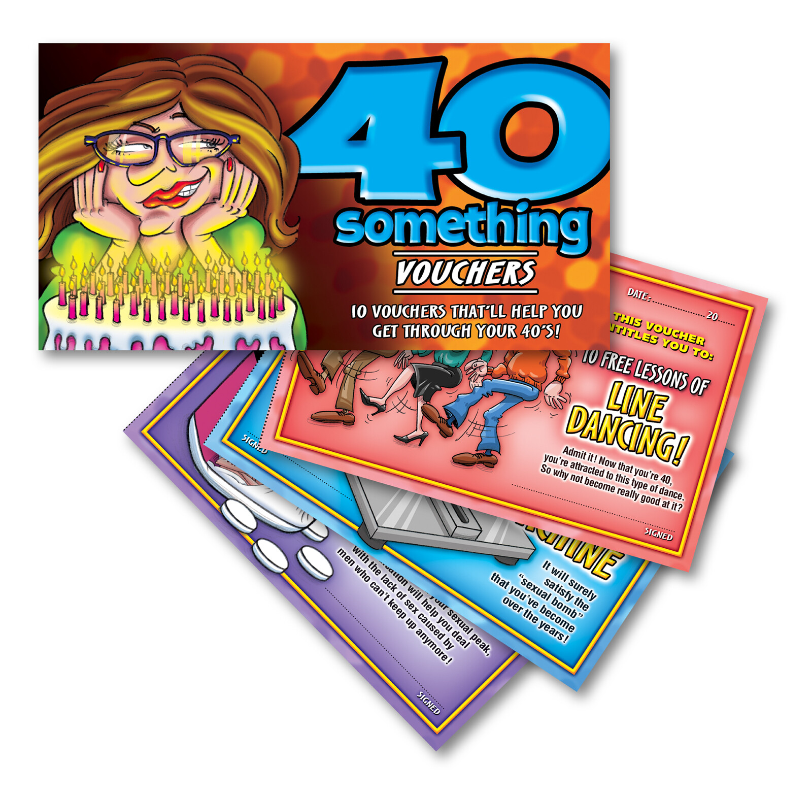 40 Something Vouchers For Her 40th Birthday Joke Gag Gift 10 Funny Coupons 40 Something Vouchers For Her 40th Birthday Joke Gag Gift 10 Funny Coupons