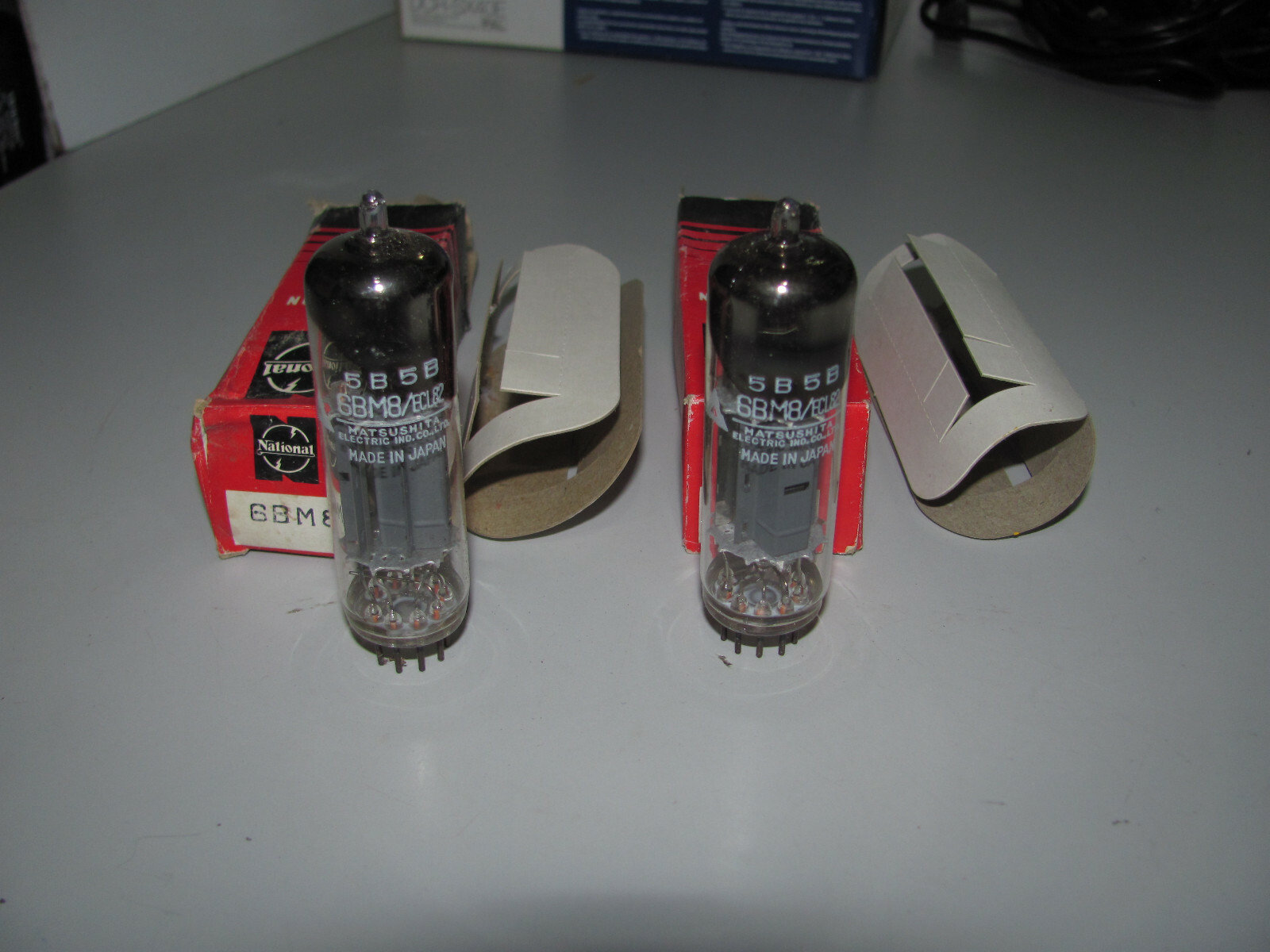 6BM8 / ECL82 Triode Pentode Valves NOS Matsushita National Electronics Japan 6BM8 / ECL82 Triode Pentode Valves NOS Matsushita National Electronics Japan