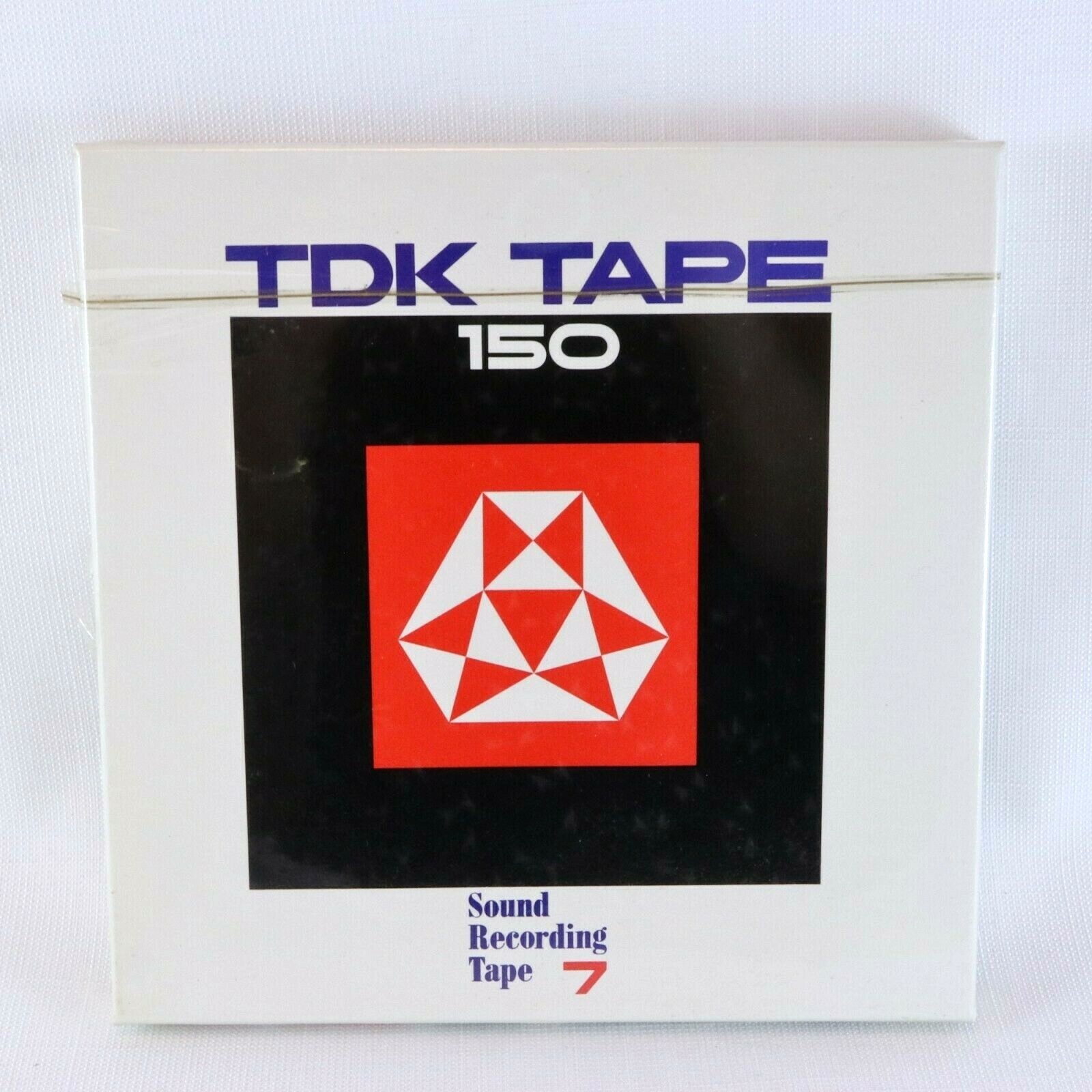 TDK TAPE 150-7 Sound Recording 555m (1800ft) Japan Electronics FACTORY SEALED TDK TAPE 150-7 Sound Recording 555m (1800ft) Japan Electronics FACTORY SEALED