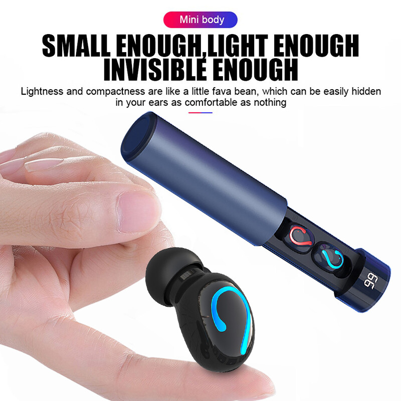 Bluetooth 5.0 HBQ Q67 Wireless Earphone TWS Sport Headphones Handsfree Earbuds Bluetooth 5.0 HBQ Q67 Wireless Earphone TWS Sport Headphones Handsfree Earbuds
