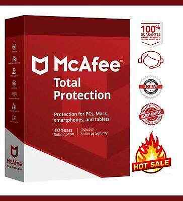 McAfee Total Protection 2020 10 User/PC/Devices Internet Security McAfee Total Protection 2020 10 User/PC/Devices Internet Security