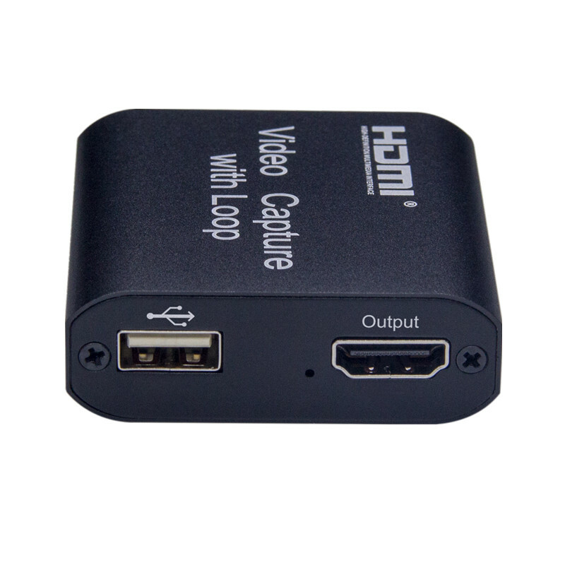 Plug and Play Audio Video Capture Card with Loop Out HDMI to HDMI &USB 2.0 1080P Plug and Play Audio Video Capture Card with Loop Out HDMI to HDMI &USB 2.0 1080P