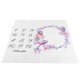 Newborn Monthly Milestone Growth Cloth Mat Infant Photo Shoot Photography Props Newborn Monthly Milestone Growth Cloth Mat Infant Photo Shoot Photography Props
