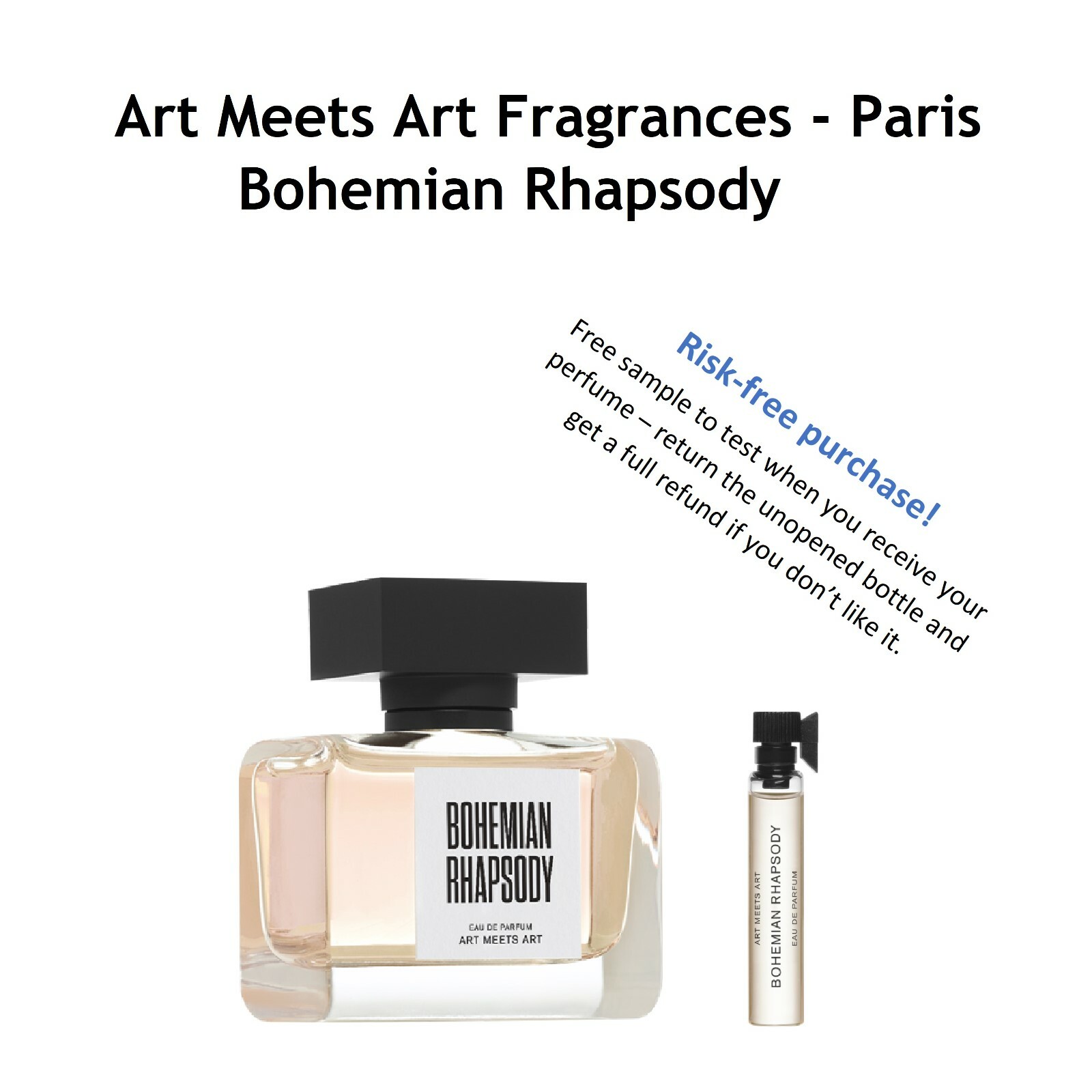New Art Meets Art “Bohemian Rhapsody” fragrance- world class perfumer – 50ml+2ml